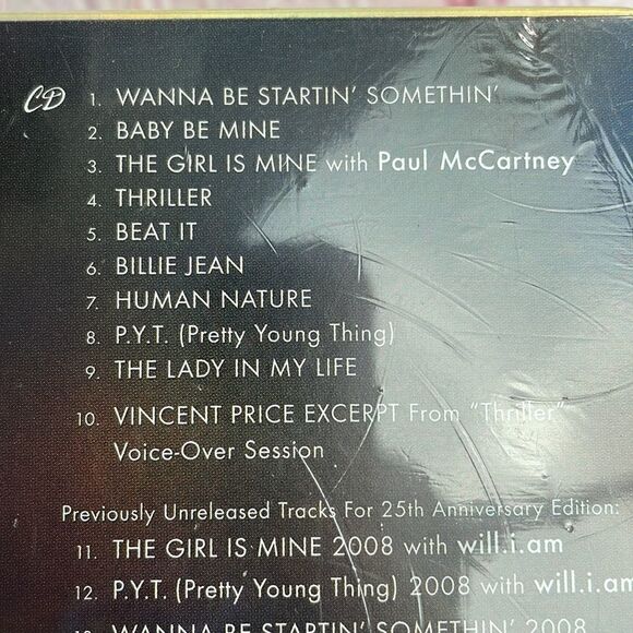 MICHAEL JACKSON // Thriller (25th Anniversary) [CD + DVD, NEW] SEALED!!! - Picture 4 of 6